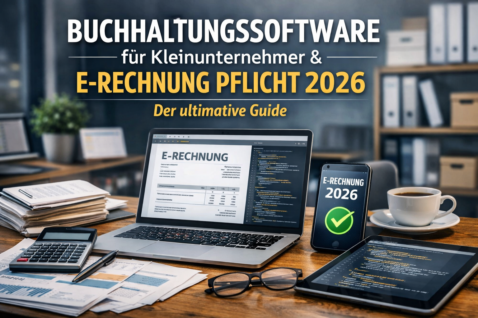 Buchhaltungssoftware für Kleinunternehmer mit E-Rechnung Pflicht